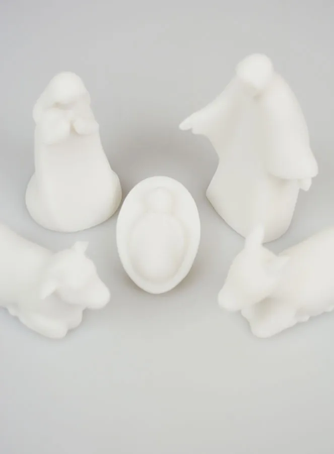 Alabaster Nativity Scene - 5 Pieces (pic 2)