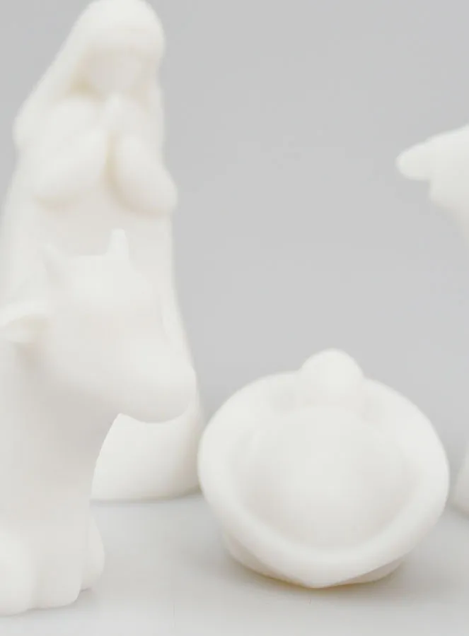Alabaster Nativity Scene - 5 Pieces (pic 3)