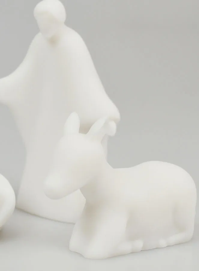 Alabaster Nativity Scene - 5 Pieces (pic 4)