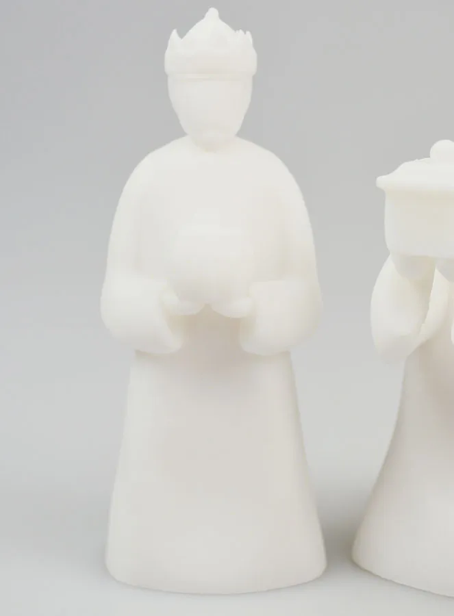 Alabaster Christmas Nativity Scene - Three Wise Men (pic 2)