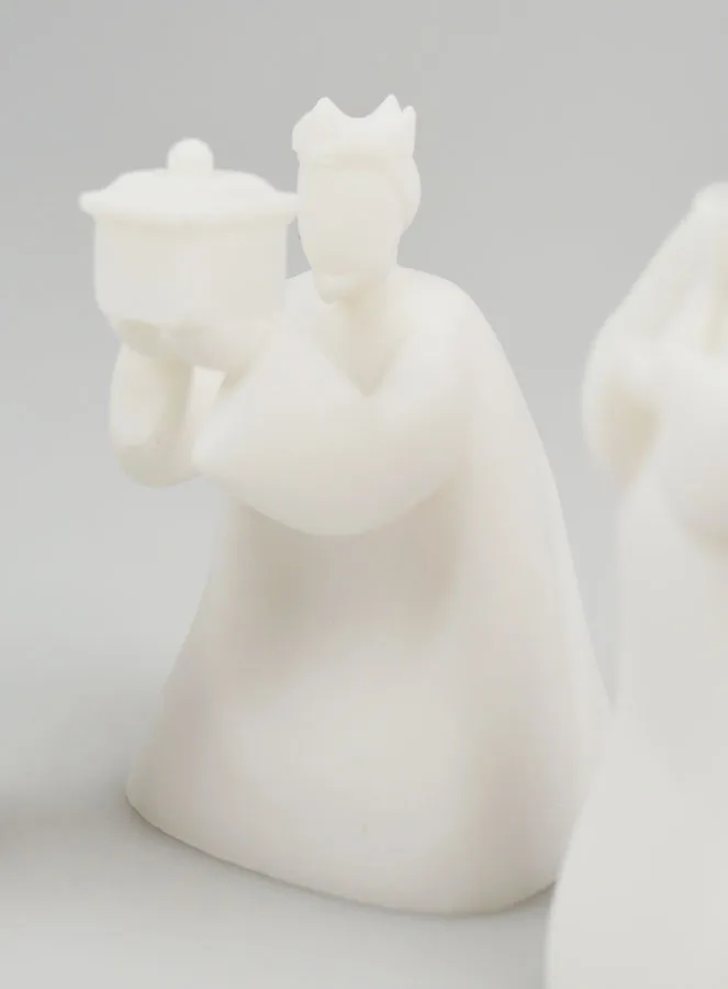 Alabaster Christmas Nativity Scene - Three Wise Men (pic 3)