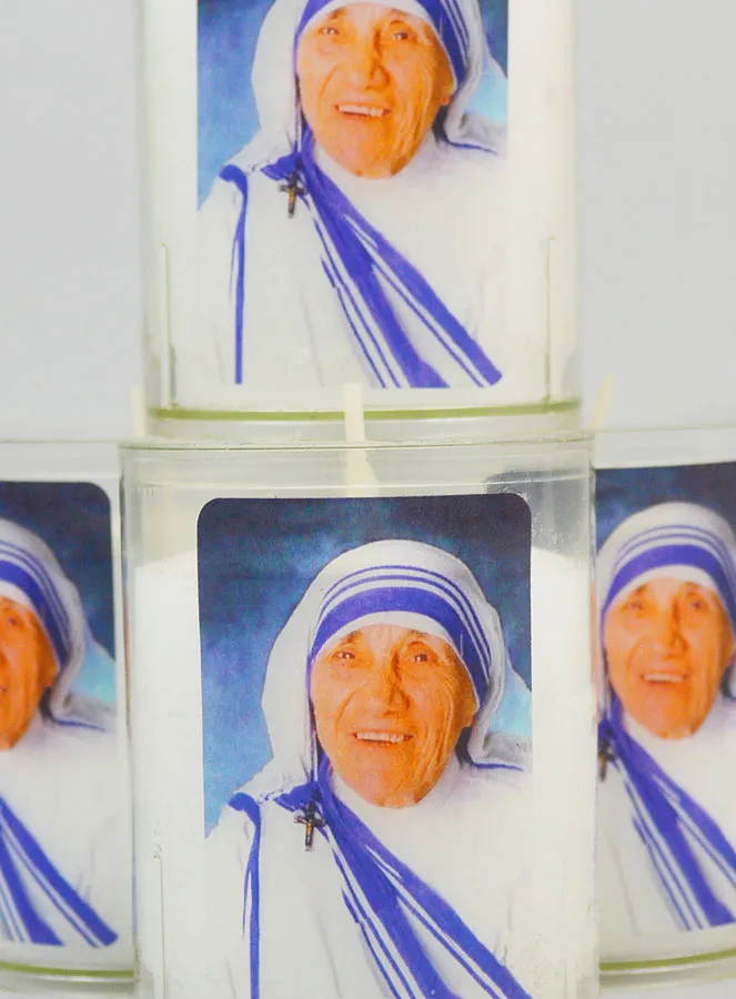 Set of 4 Votive Candles Saint Mother Teresa (pic 3)
