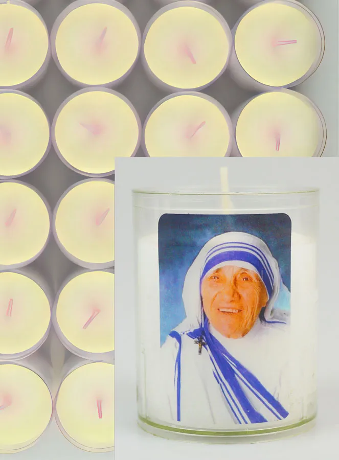 Set of 10 Votive Candles Saint Mother Teresa (pic 3)