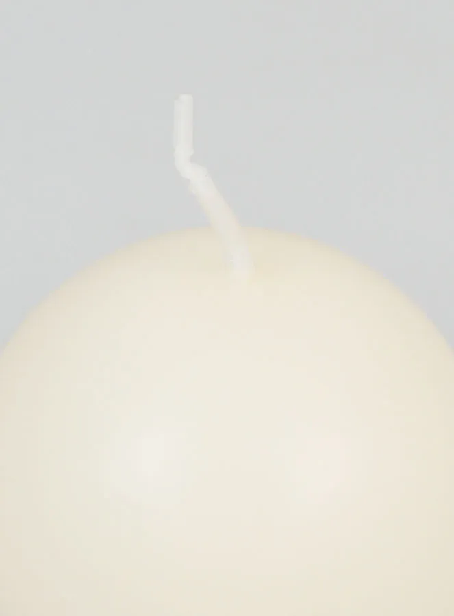 Decorative Ball Candle 60mm - Ivory (pic 4)
