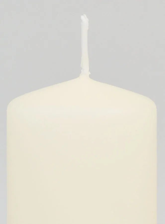 Tabletop Safety Candle 70mm - Ivory (pic 3)