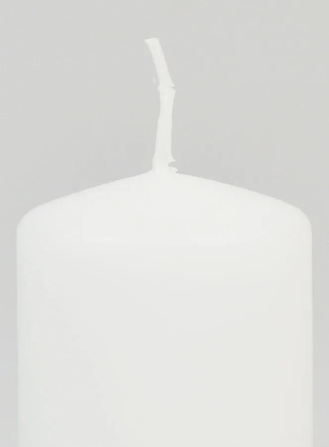 Tabletop Candle 70mm - White (pic 3)
