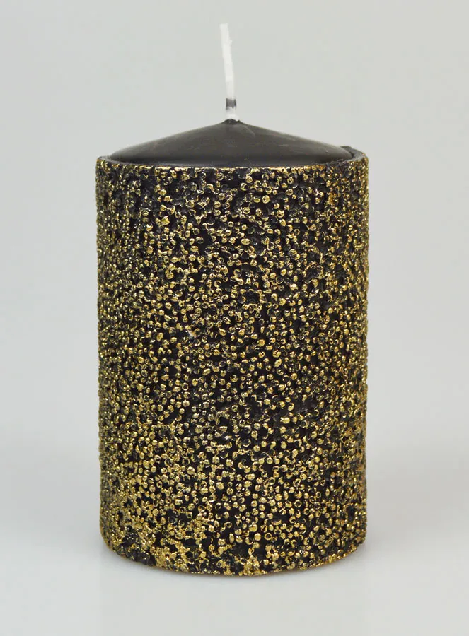 Luxury Tabletop Candle - Black and Gold (pic 1)