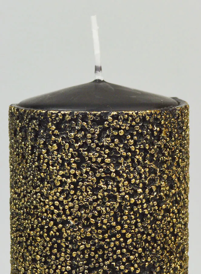Luxury Tabletop Candle - Black and Gold (pic 3)