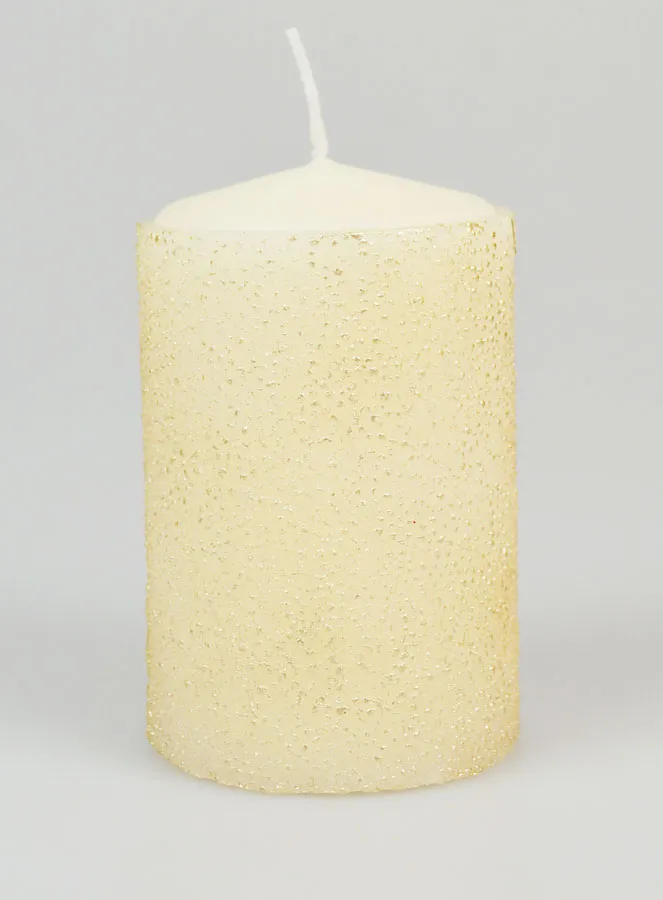 Luxury Tabletop Candle - Ivory and Gold (pic 1)