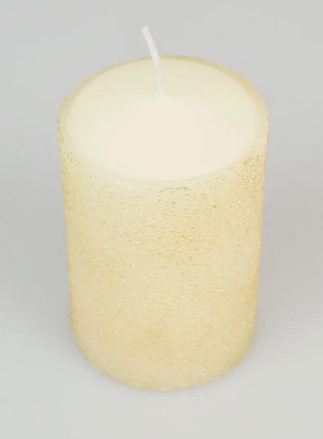 Luxury Tabletop Candle - Ivory and Gold (pic 2)