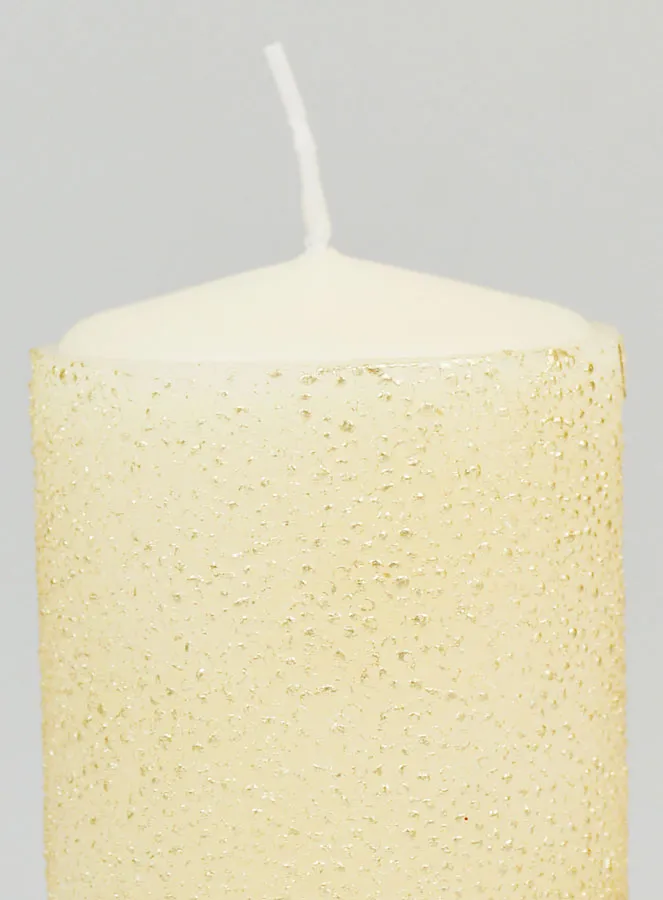 Luxury Tabletop Candle - Ivory and Gold (pic 3)