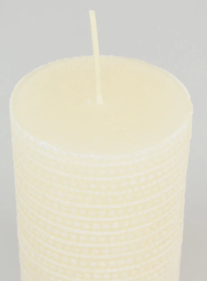 Modern Tabletop Candle - Ivory (pic 4)