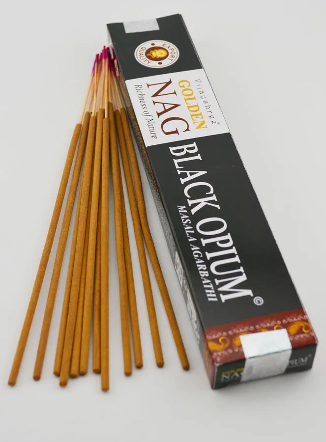 Golden Nag Opium Indian Incense - 15g (pic 2)