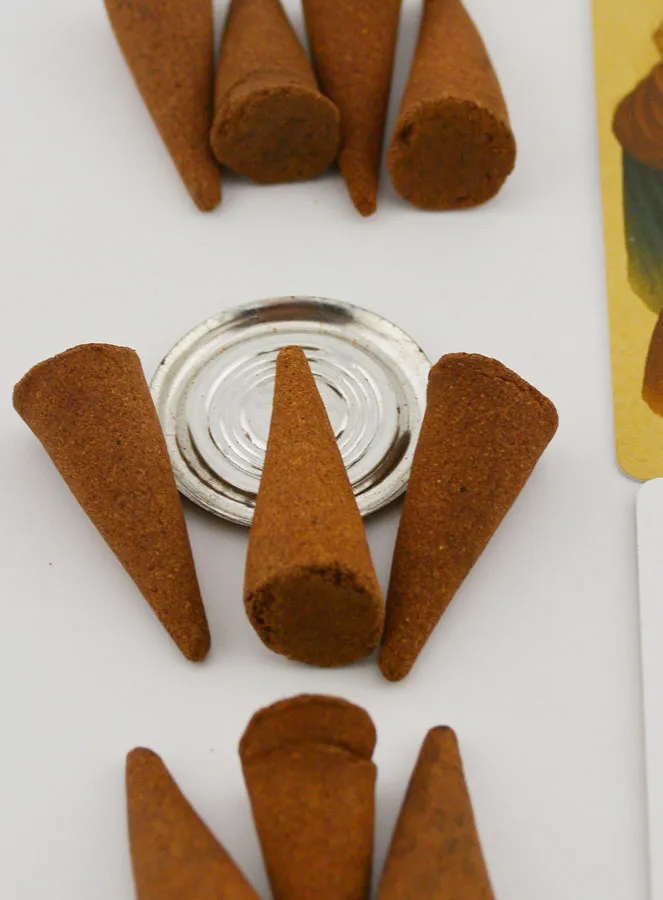 Protection Incense Cones with Protection Prayer (pic 2)