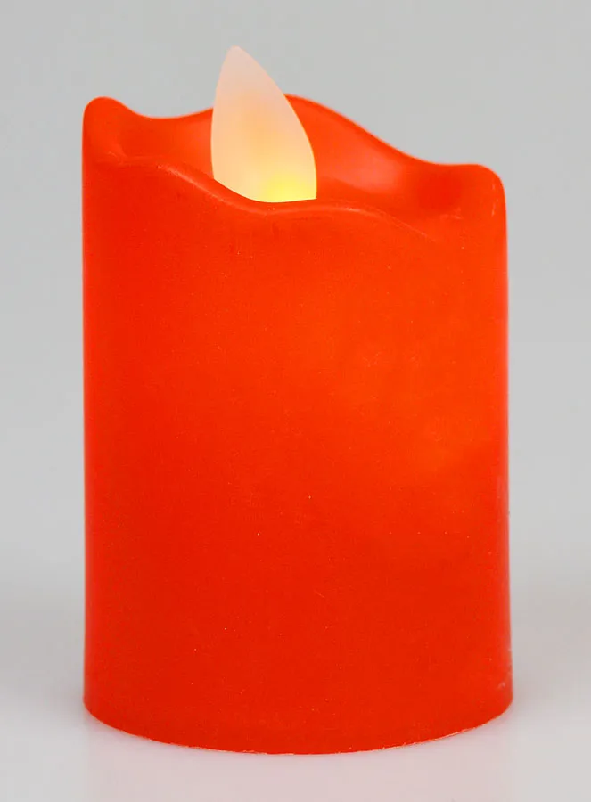 Battery Operated Electric Votive Candle - Red (pic 3)