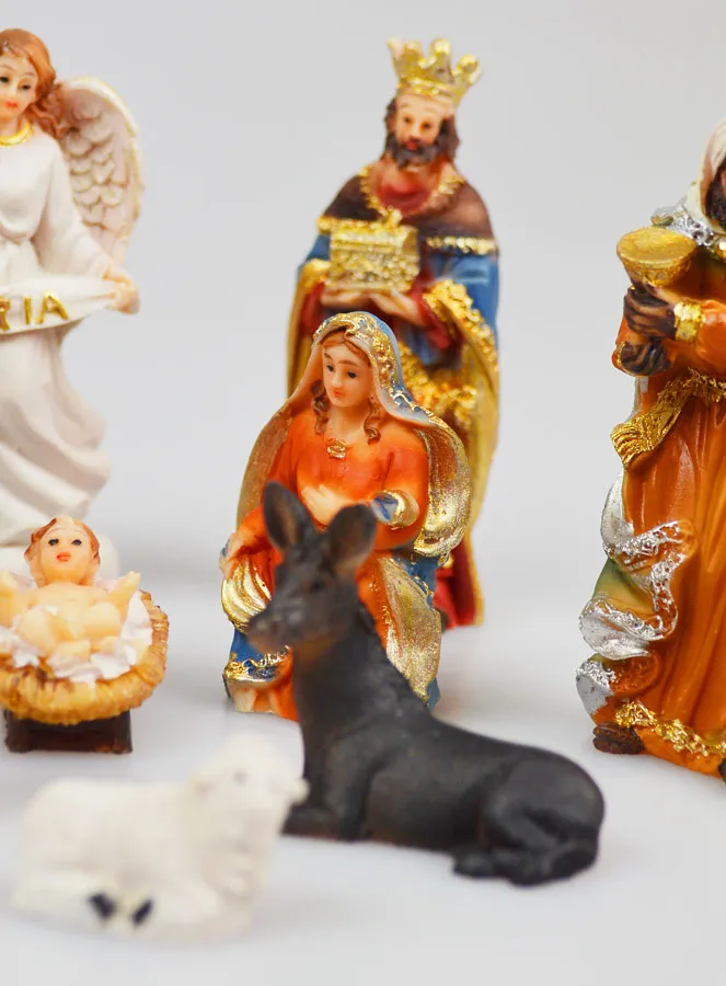 Christmas Nativity Scene 11 Figures - 8 cm (pic 3)