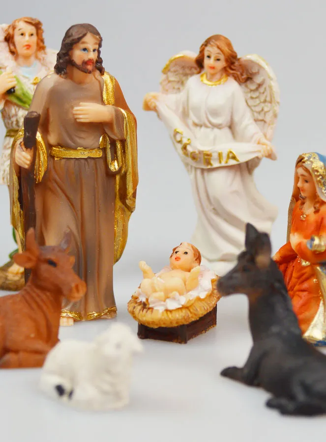 Christmas Nativity Scene 11 Figures - 8 cm (pic 4)