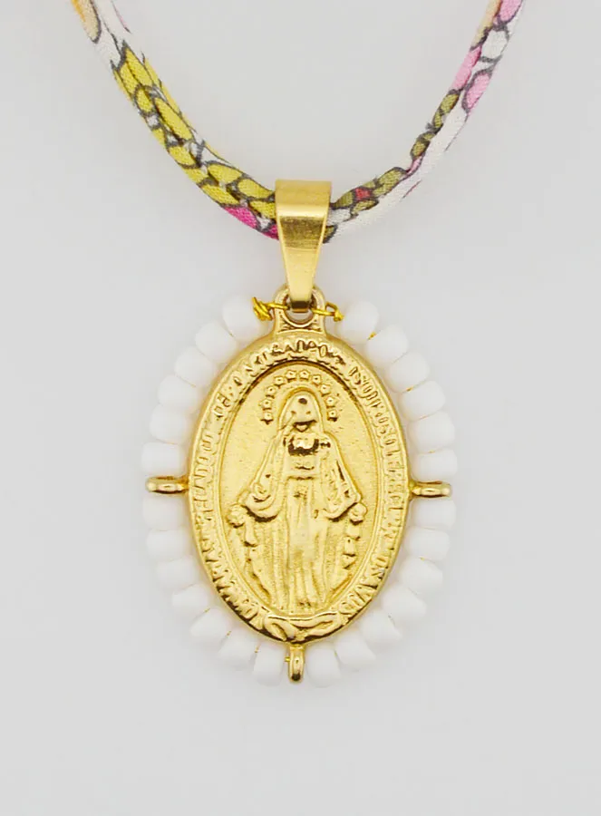 Miraculous Medal with Beads - Liberty Cord (pic 4)