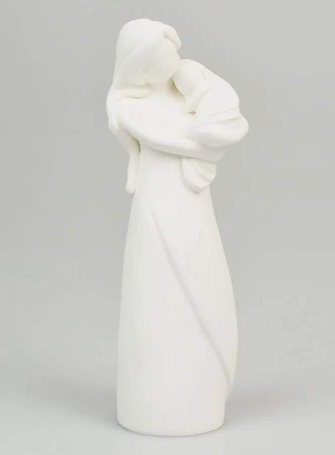 Modern Virgin Mary Statue with Child - 12cm (pic 1)
