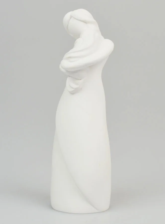 Modern Virgin Mary Statue with Child - 12cm (pic 2)