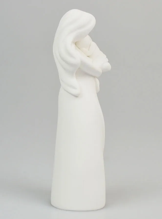 Modern Virgin Mary Statue with Child - 12cm (pic 3)