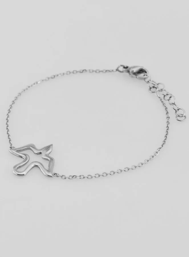 Holy Spirit Religious Bracelet - Silvery Stainless Steel (pic 3)