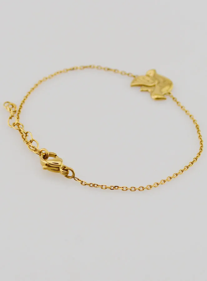 Holy Spirit Dove Bracelet - Golden Stainless Steel (pic 4)