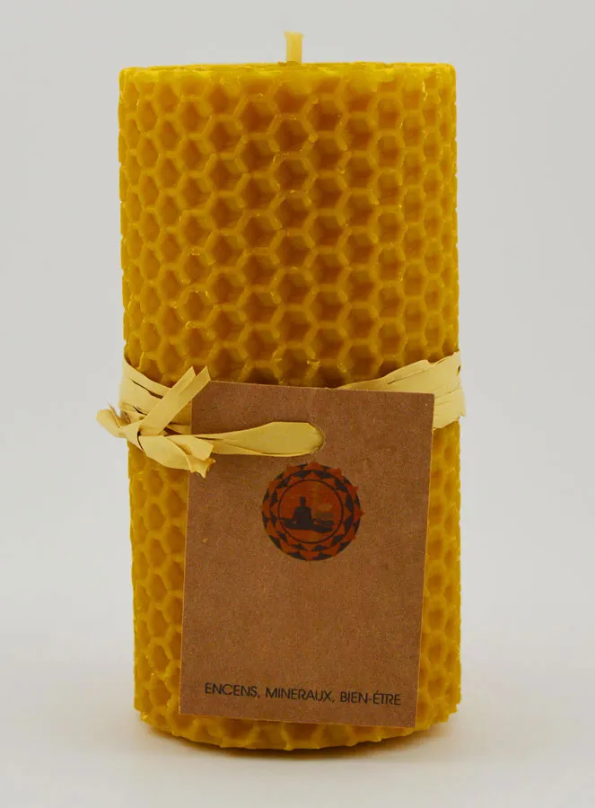 100% Natural Beeswax Candle - 10x5cm (pic 1)