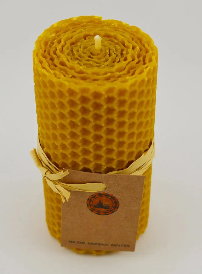100% Natural Beeswax Candle - 10x5cm (pic 2)