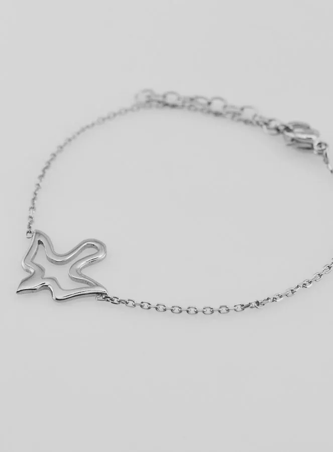 Openwork Holy Spirit Bracelet in Stainless Steel (pic 3)