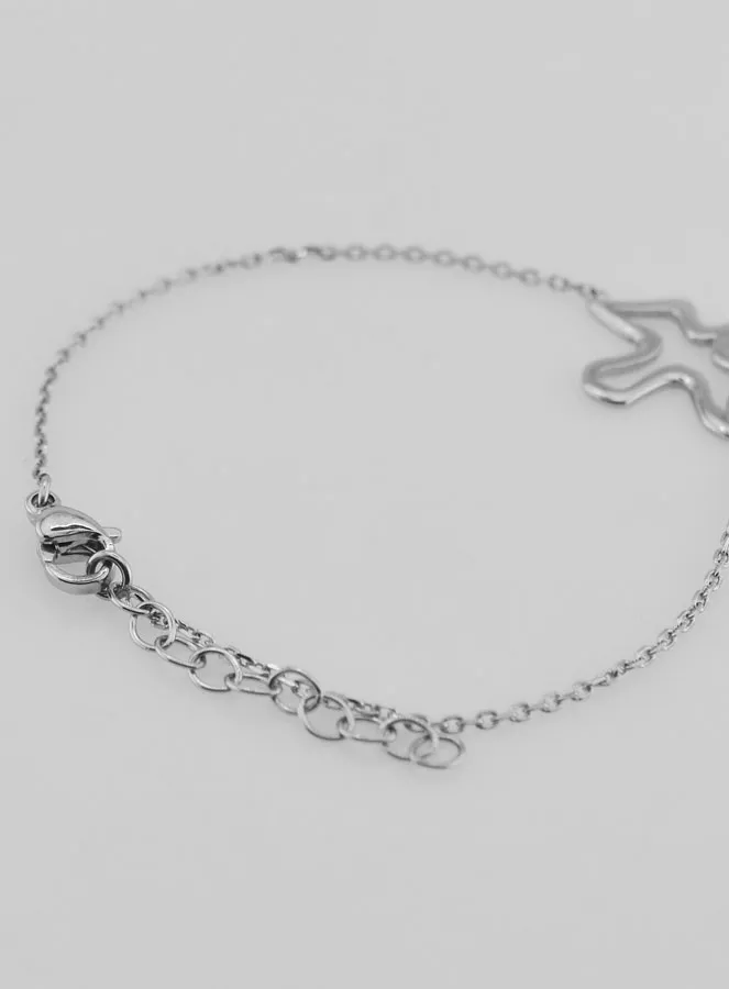 Openwork Holy Spirit Bracelet in Stainless Steel (pic 4)