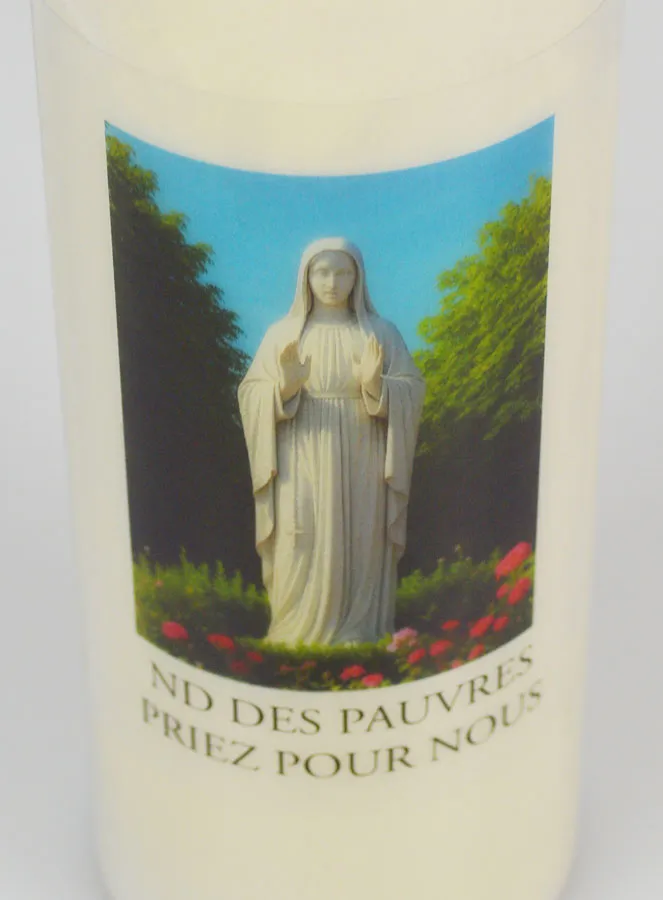 Sanctuary Candle Our Lady of the Poor (pic 4)