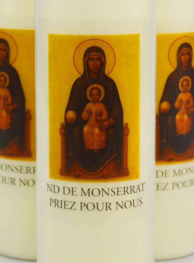 Set 6 Sanctuary Candles to Our Lady of Montserrat (pic 3)