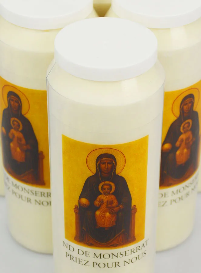 Set 6 Sanctuary Candles to Our Lady of Montserrat (pic 4)