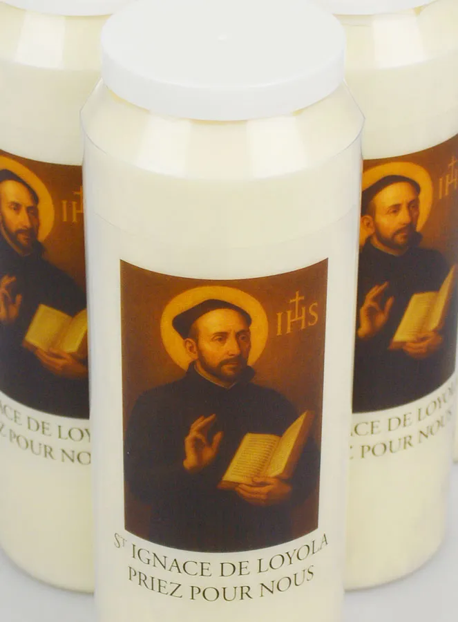 Set 6 Sanctuary Candles to Saint Ignatius of Loyola (pic 4)