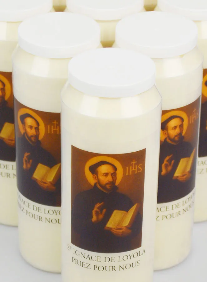 Set 20 Sanctuary Candles to Saint Ignatius of Loyola (pic 4)