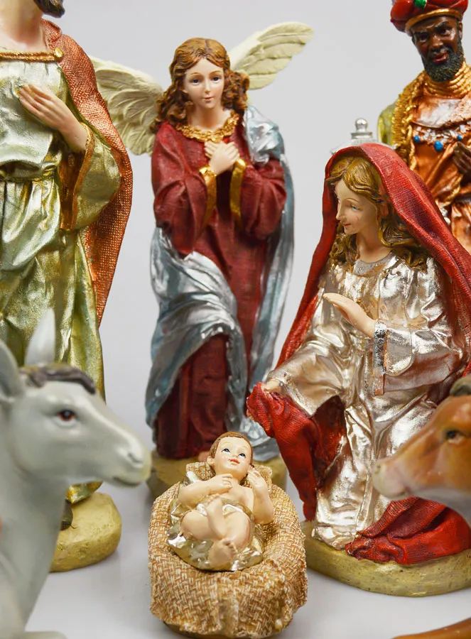Complete Christmas Nativity Scene with 11 Figures - 30cm (pic 2)