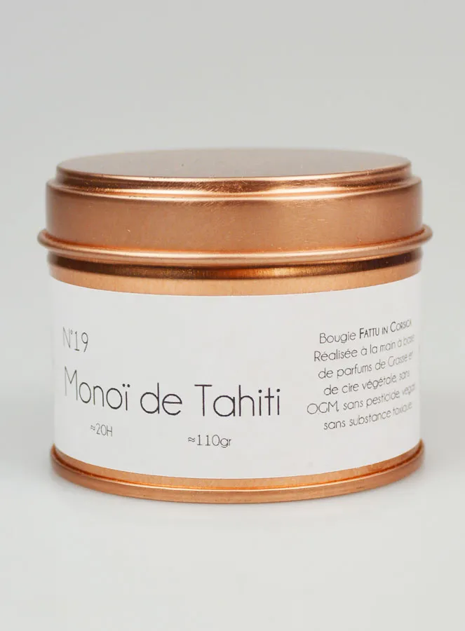 Handcrafted Scented Candle - Tahitian Monoi (pic 2)