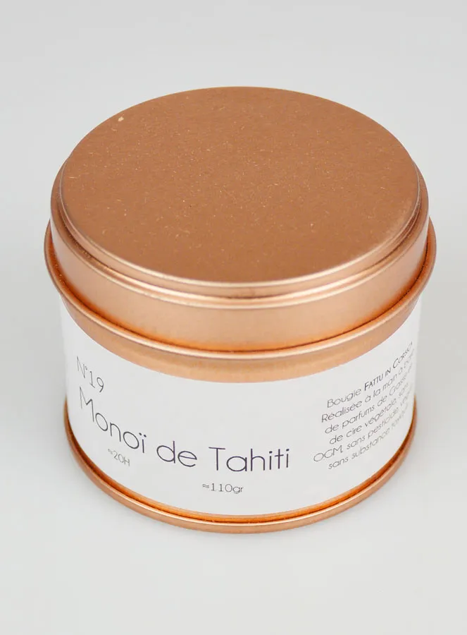 Handcrafted Scented Candle - Tahitian Monoi (pic 3)