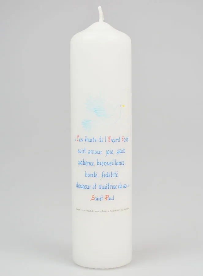 Confirmation Gift – Candle with Lettering 20cm (pic 1)