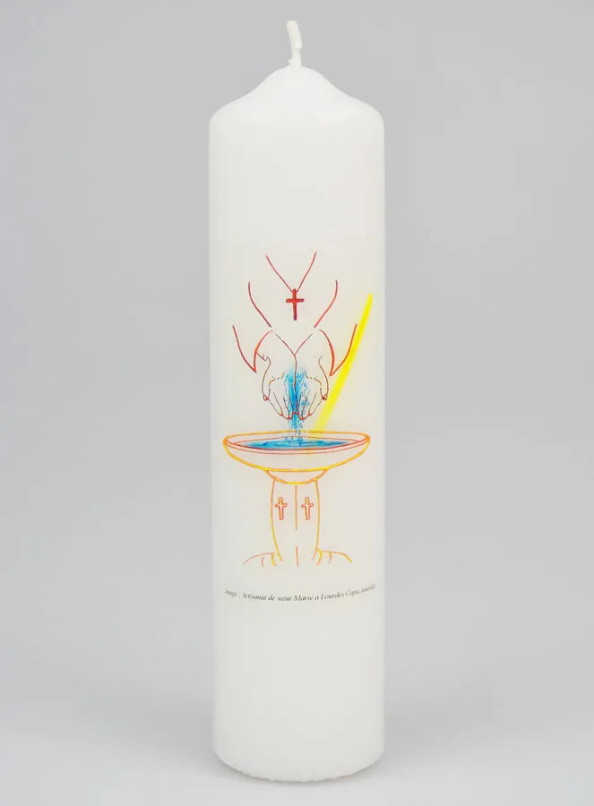 Adult Baptism Candle (pic 1)