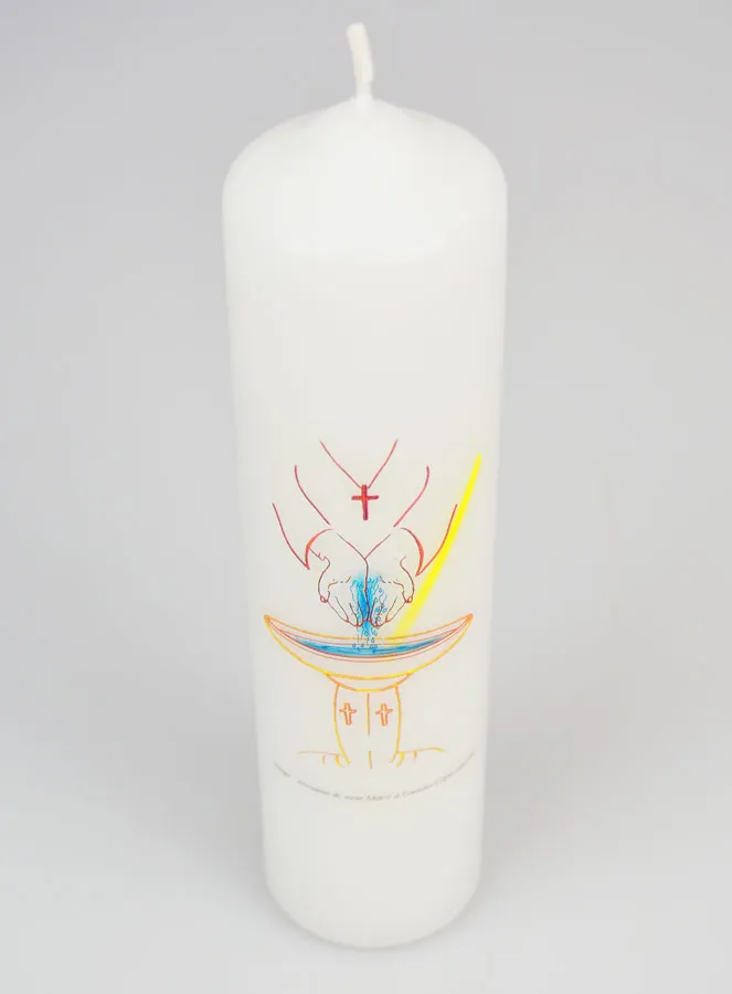 Adult Baptism Candle (pic 2)