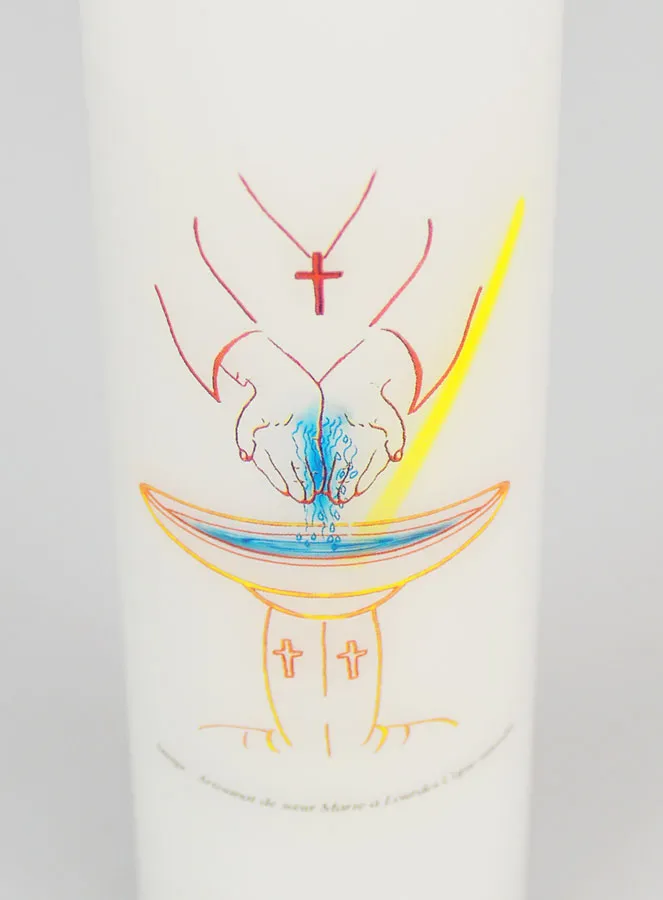 Adult Baptism Candle (pic 4)