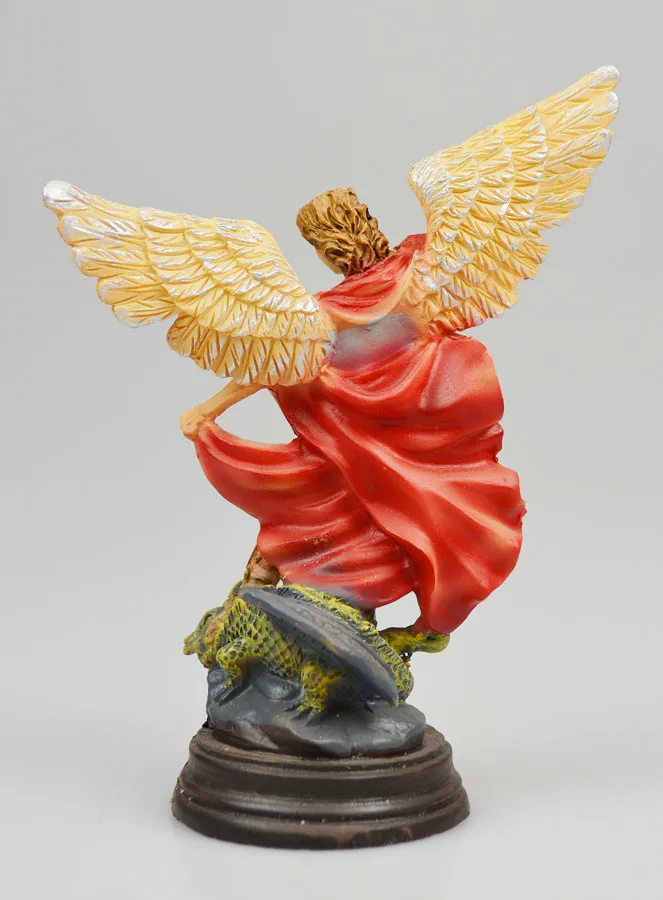 Resin Statue of Saint Michael the Archangel - 12cm (pic 4)