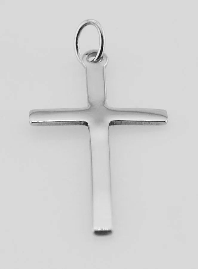 Stainless Steel Cross Pendant - 26mm (pic 2)