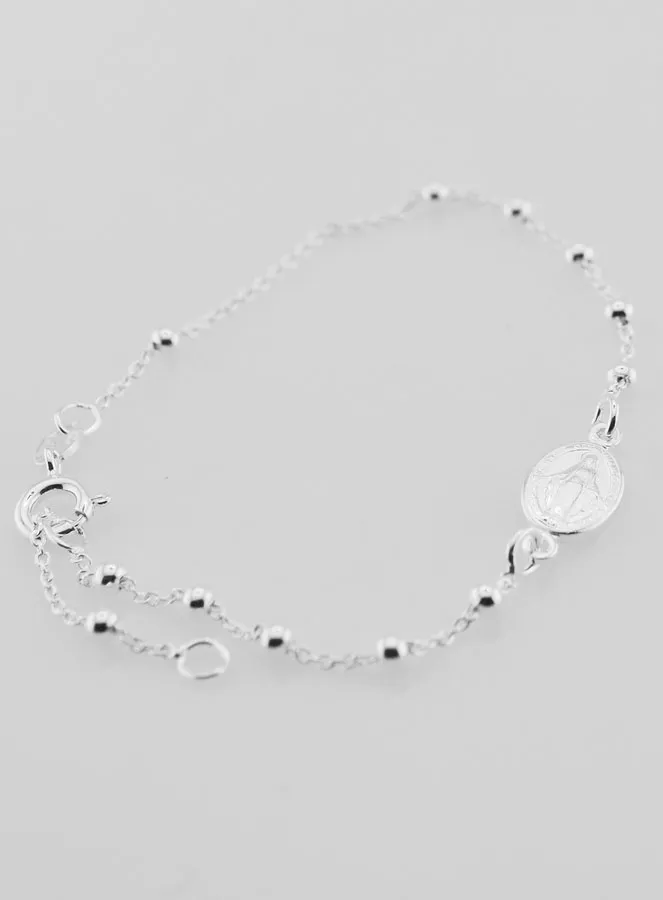 Miraculous Medal Bracelet in 925 Silver (pic 3)