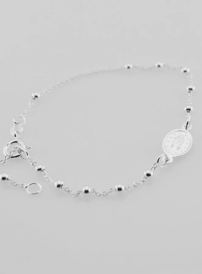 Miraculous Medal Bracelet in 925 Silver (pic 4)