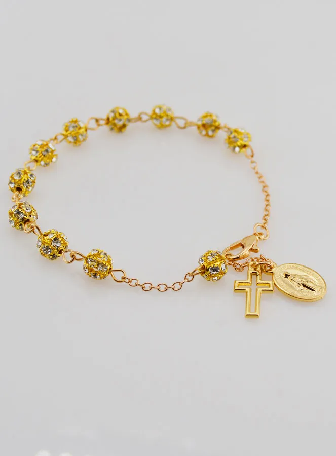 Bracelet with Cross and Miraculous Medal (pic 3)
