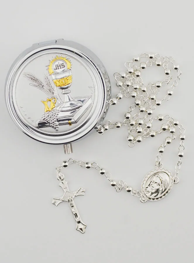 Communion Rosary Case with Rosary (pic 1)