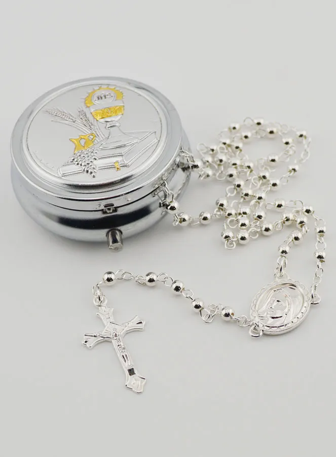Communion Rosary Case with Rosary (pic 2)